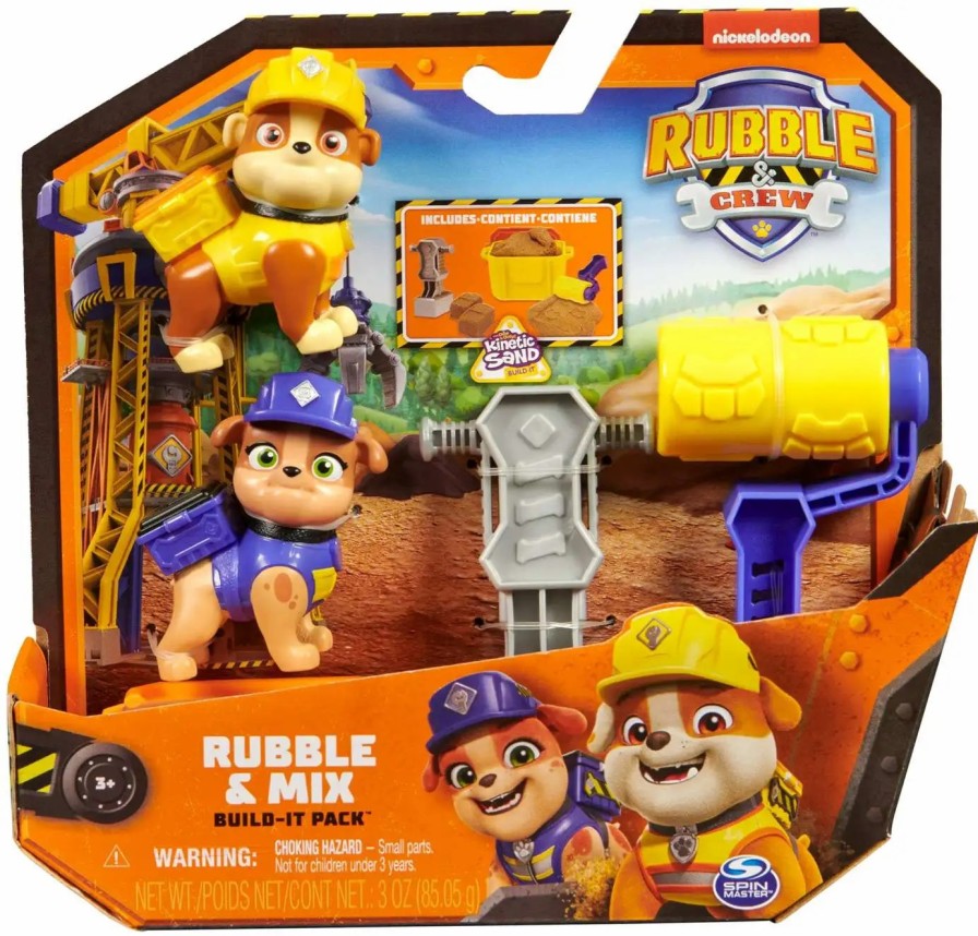 All Brands Spin Master | Paw Patrol Rubble & Crew Rubble & Mix Build-It Pack