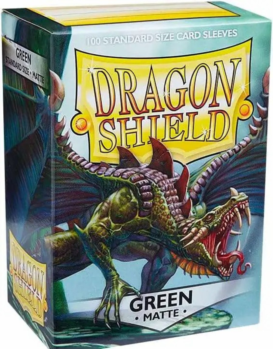 All Brands Arcane Tinmen | Dragon Shield Matte Green Card Sleeves