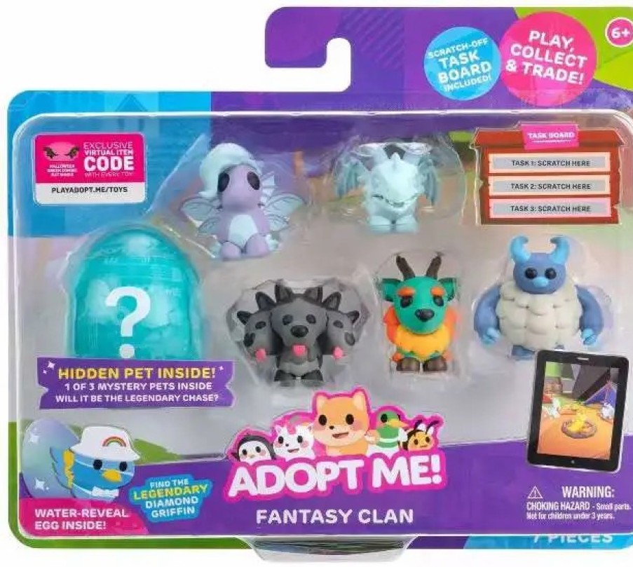 All Brands Jazwares | Adopt Me! Pet Fantasy Clan Mini Figure 6-Pack