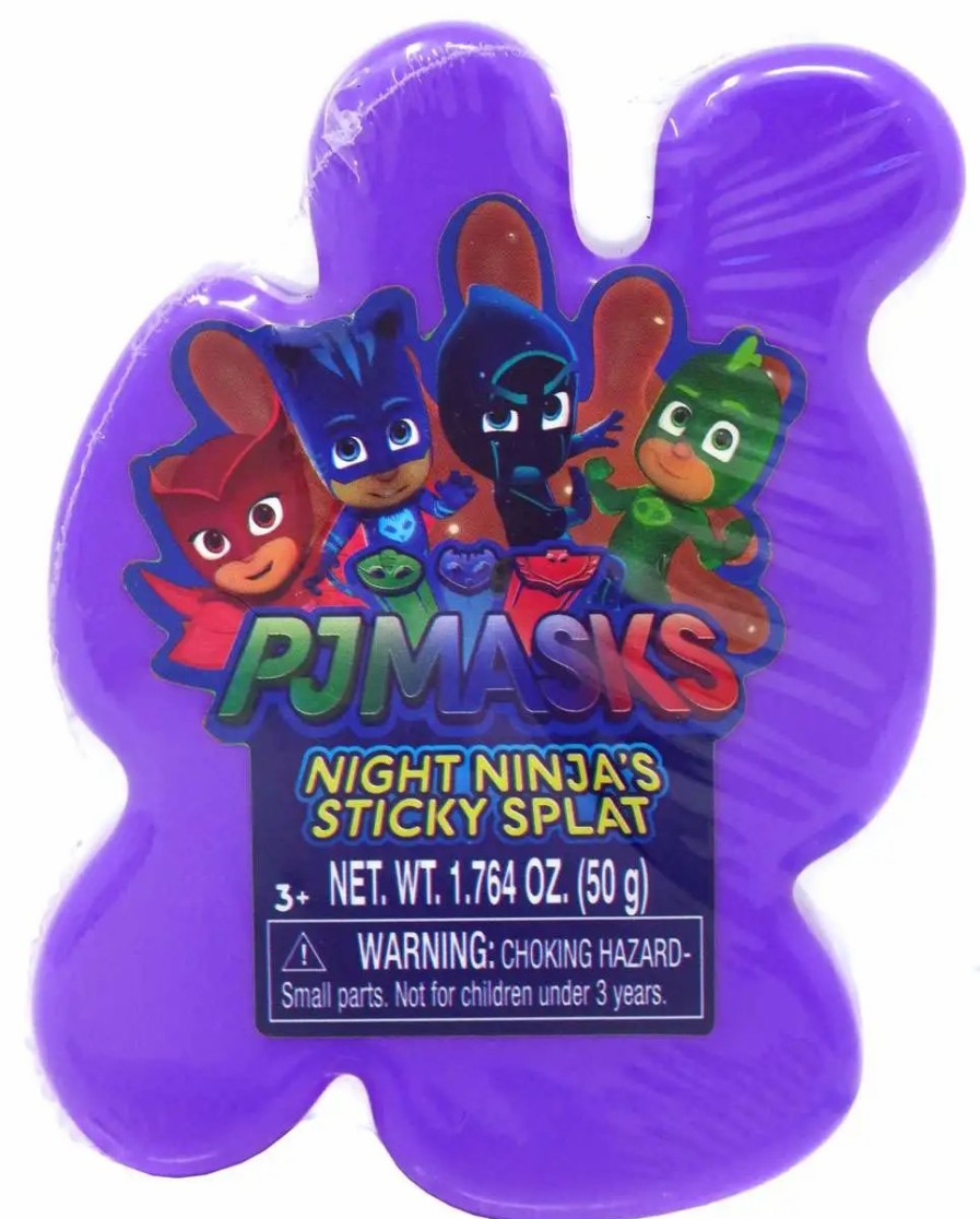 All Brands Just Play | Disney Junior Pj Masks Night Ninja'S Sticky Splat 1.764 Ounce Slime [Purple]