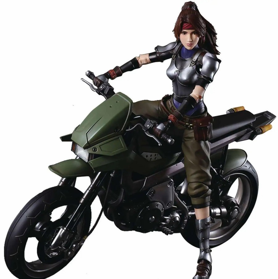 All Brands Square Enix | Play Arts Kai Final Fantasy Vii Remake Jessie With Motorcycle Action Figure (Pre-Order Ships February)