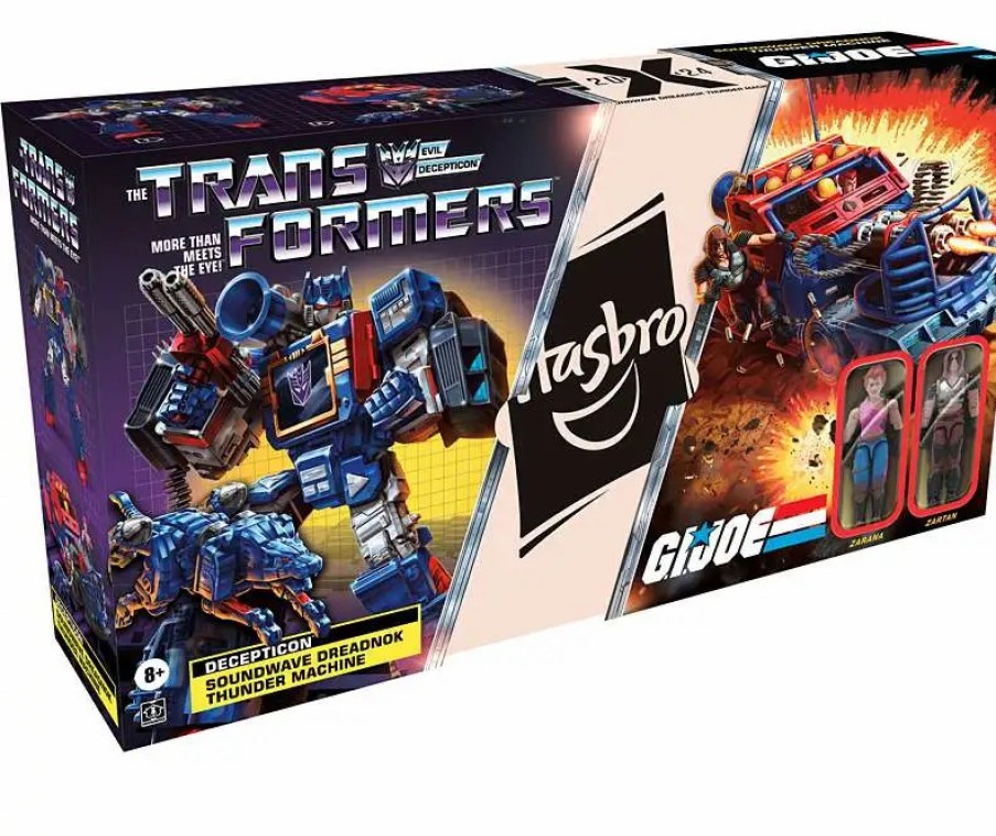 All Brands Hasbro | Transformers Gi Joe Mash Up Soundwave Dreadnok Thunder Machine Action Figure Set [With Zarana & Zartan] (Pre-Order Ships February)