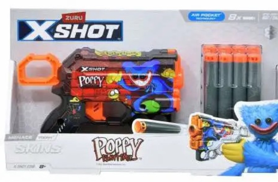 All Brands Zuru Toys | Poppy Playtime X-Shot Skins Menace Toony Blaster [8 Darts]