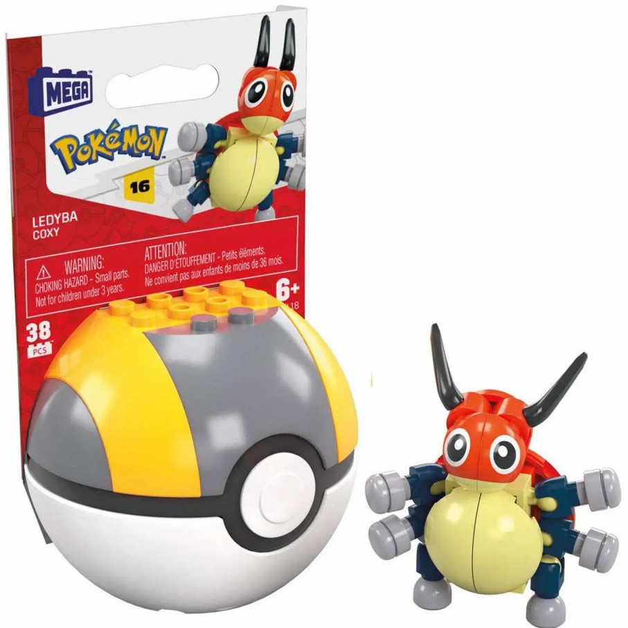 All Brands Mega Construx | Pokemon Series 16 Ledyba Set