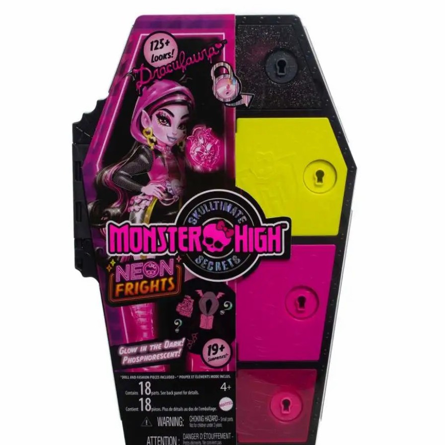 All Brands Mattel Toys | Monster High Skulltimate Secrets Neon Frights Draculaura Doll