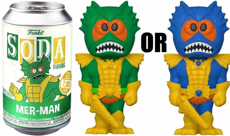 All Brands Funko | Funko Masters Of The Universe Vinyl Soda Mer-Man Limited Edition Of 7,000! Figure [1 Random Figure, Look For The Chase!]