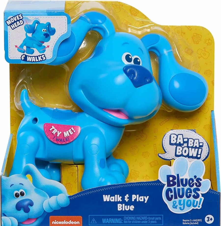 All Brands Just Play | Blue'S Clues & You! Walk & Play Blue 6-Inch Figure