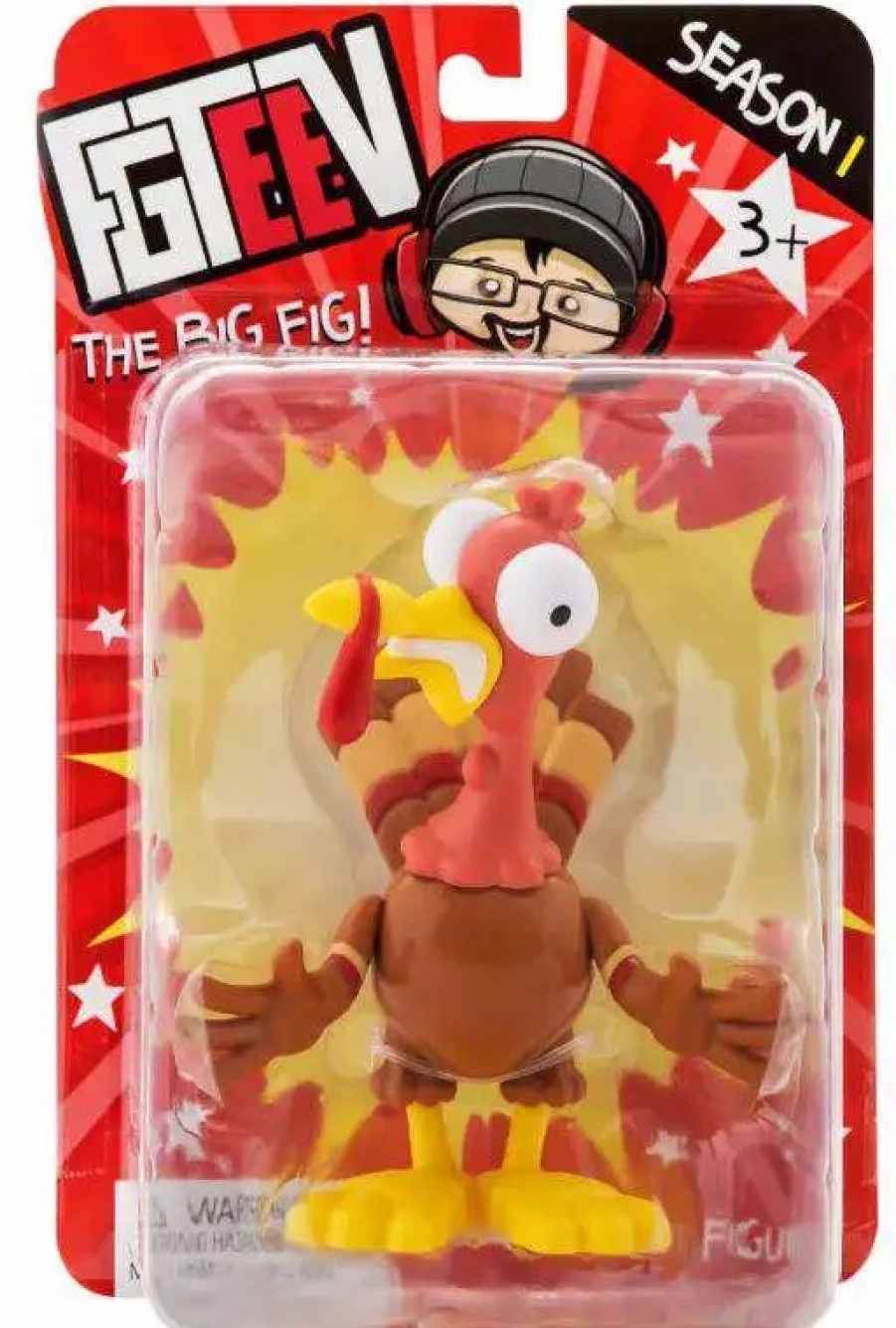 All Brands Bonkers Toy Co. | Fgteev Season 1 Gurkey Turkey Action Figure