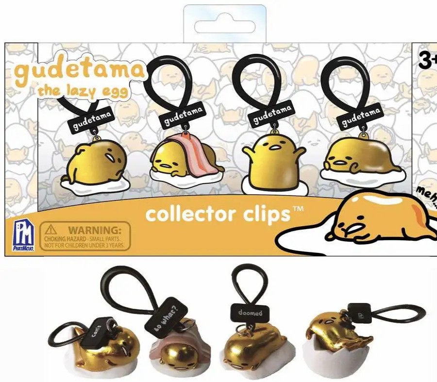 All Brands UCC Distributing Inc. | Sanrio Collector Clips Gudetama Exclusive Figure 4-Pack [Gold]