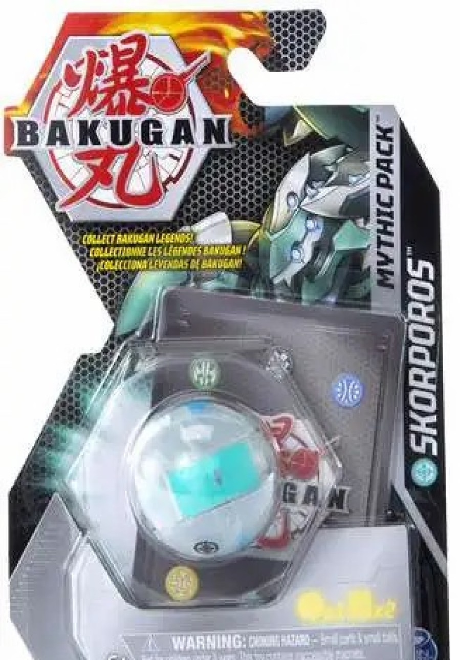 All Brands Spin Master | Bakugan Mythic Pack Skorporos Single Figure & Trading Card