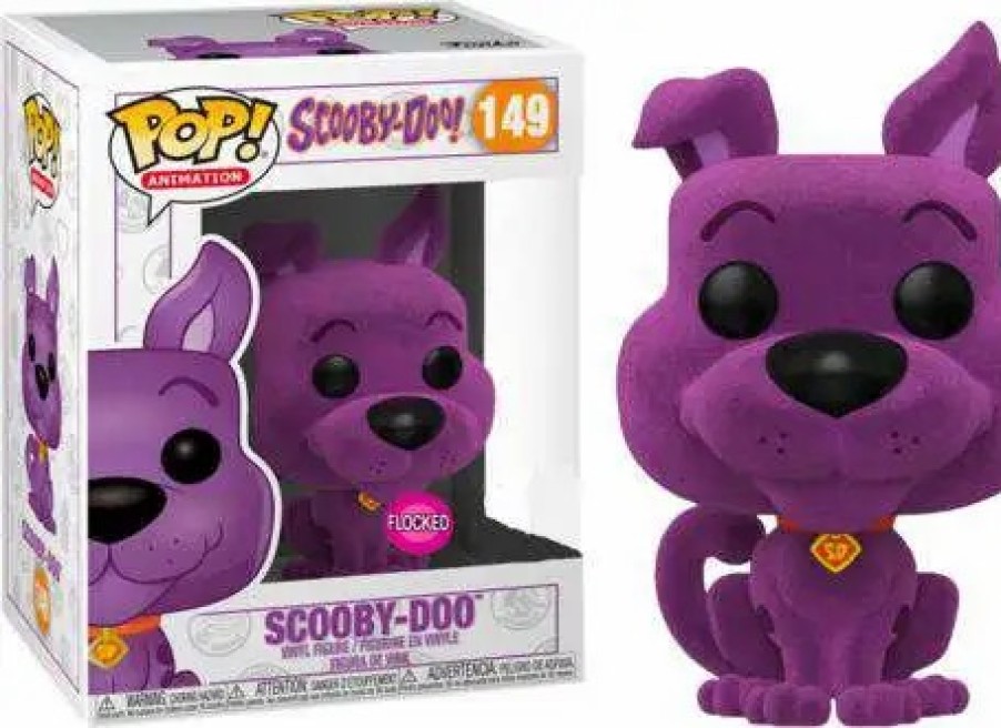 All Brands Funko | Funko Scooby Doo Pop! Animation Scooby-Doo Exclusive Vinyl Figure #149 [Purple, Flocked]