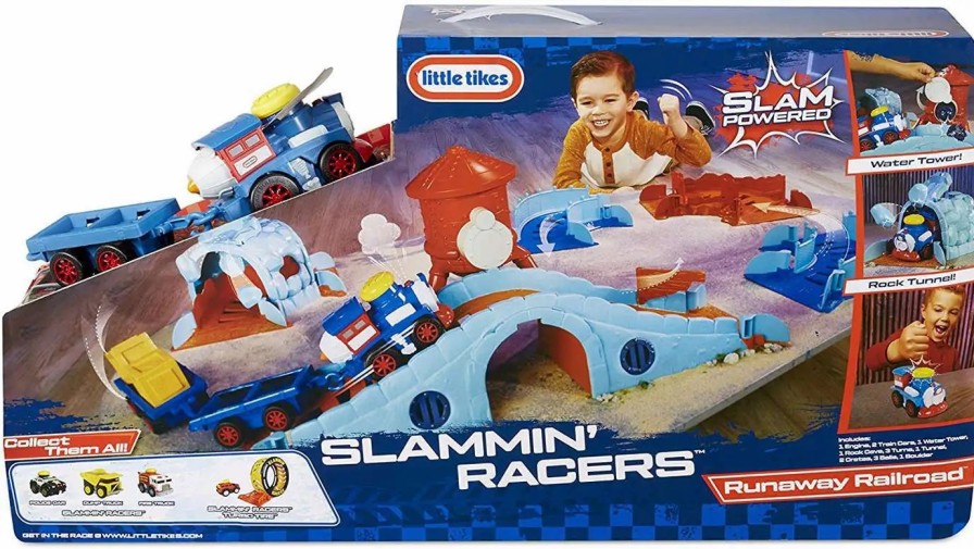 All Brands MGA Entertainment | Little Tikes Slammin' Racers Runaway Railroad Playset