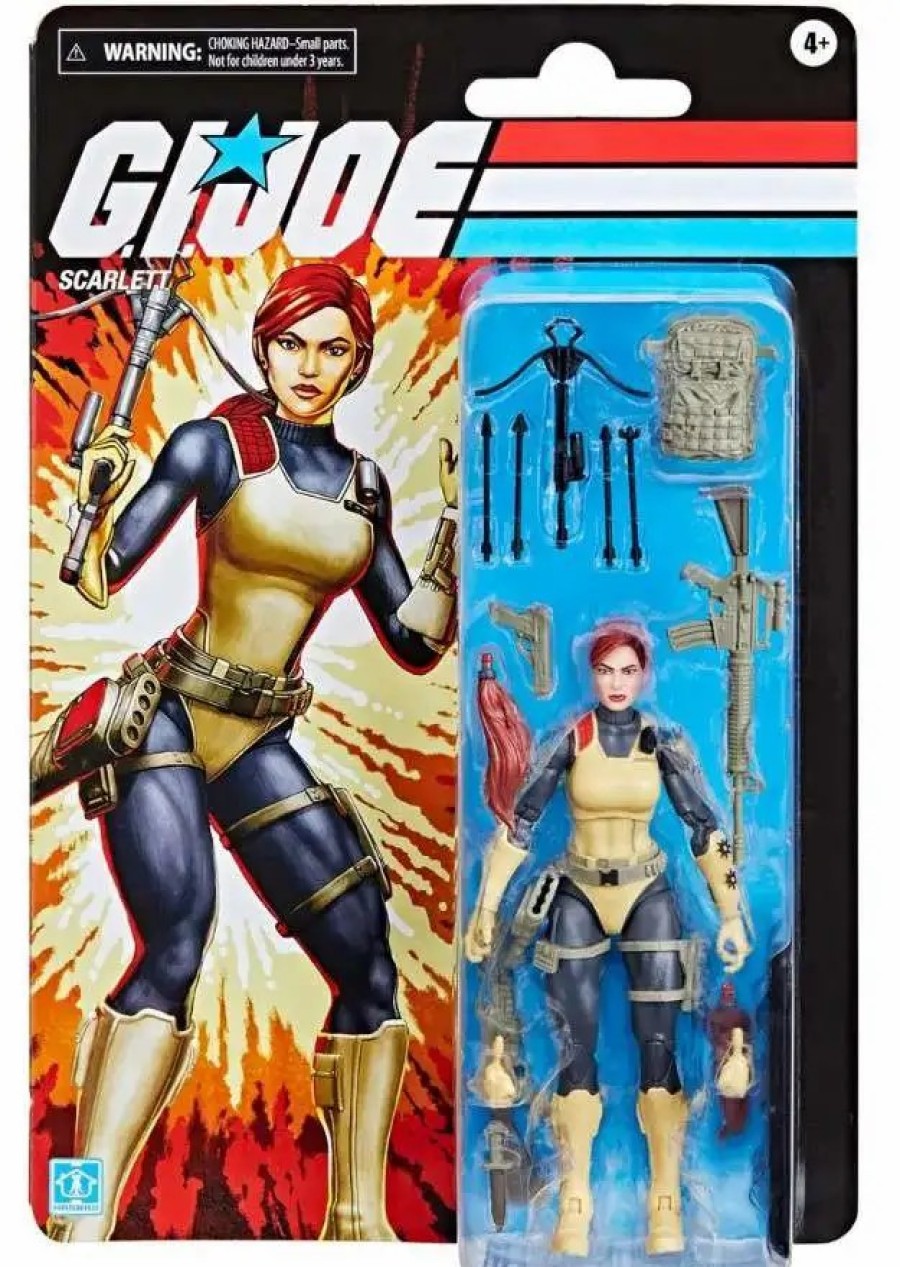 All Brands Hasbro | G.I. Joe Classified Series Scarlette Action Figure [Retro Collection] (Pre-Order Ships April)