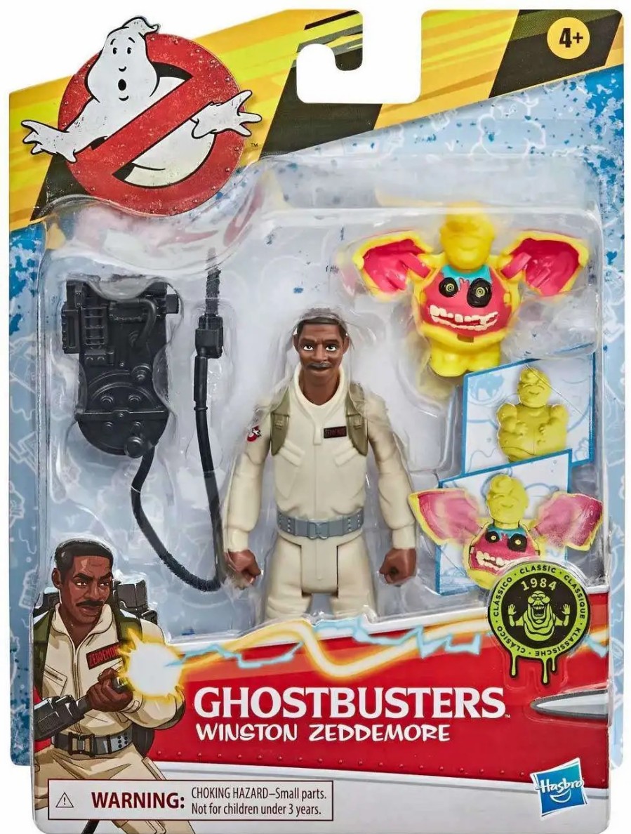 All Brands Hasbro Toys | Ghostbusters Classic Fright Feature Windston Zeddemore Action Figure [With Interactive Ghost]