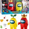 All Brands PMI | Among Us Crewmate Figures With Stamper Red & Yellow Action Figure 2-Pack