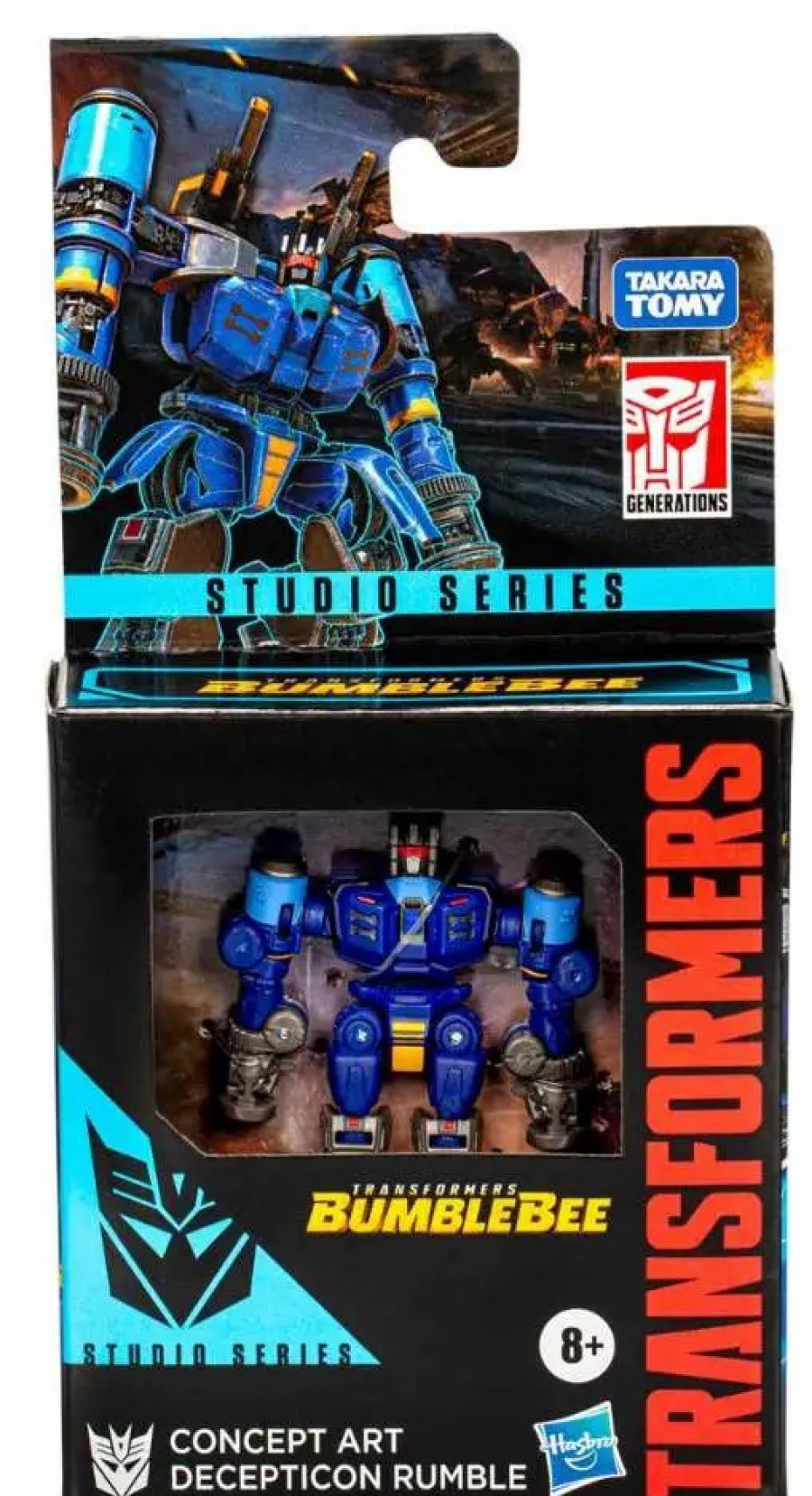 All Brands Hasbro | Transformers Generations Studio Series Concept Art Rumble Core Action Figure [Bumblebee Movie] (Pre-Order Ships February)