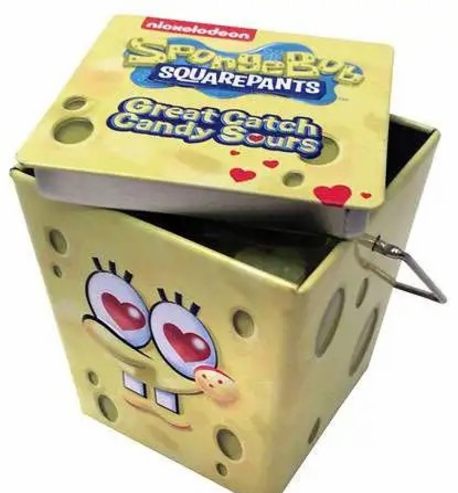 All Brands Boston America | Spongebob Squarepants Great Catch Candy Sours Candy Tin