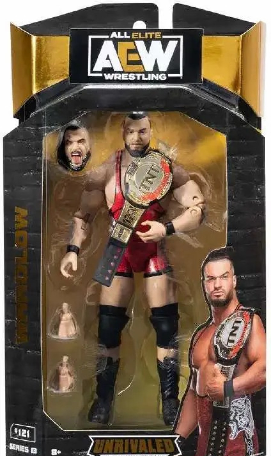 All Brands Jazwares | Aew All Elite Wrestling Unrivaled Collection Series 13 Wardlow Action Figure