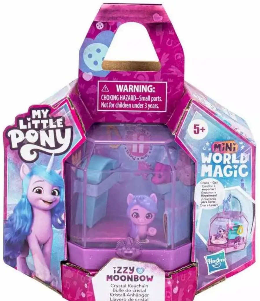 All Brands Hasbro | My Little Pony Mini World Magic Crystal Keychain Izzy Moonbow Set