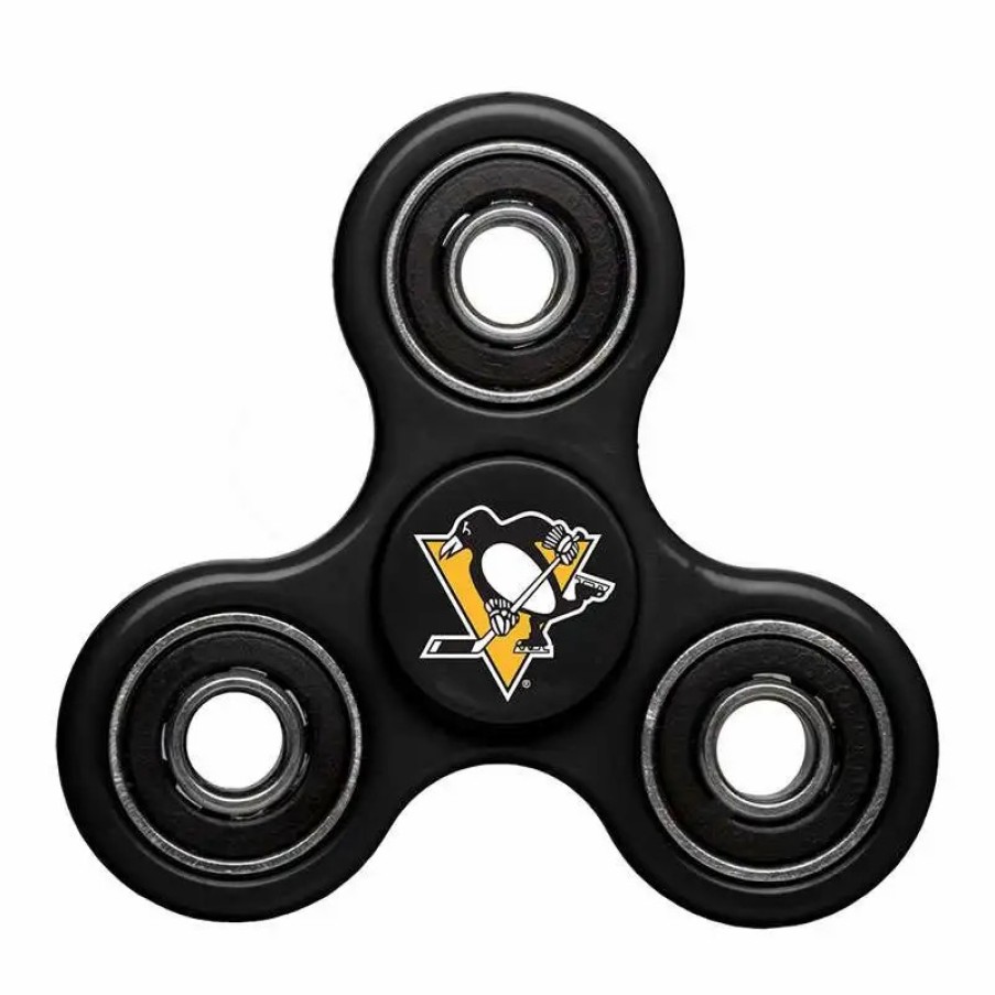 All Brands Forever Collectibles | Hand Spinner Nhl Three Way Team Spinners Pittsburgh Penguins Spinner