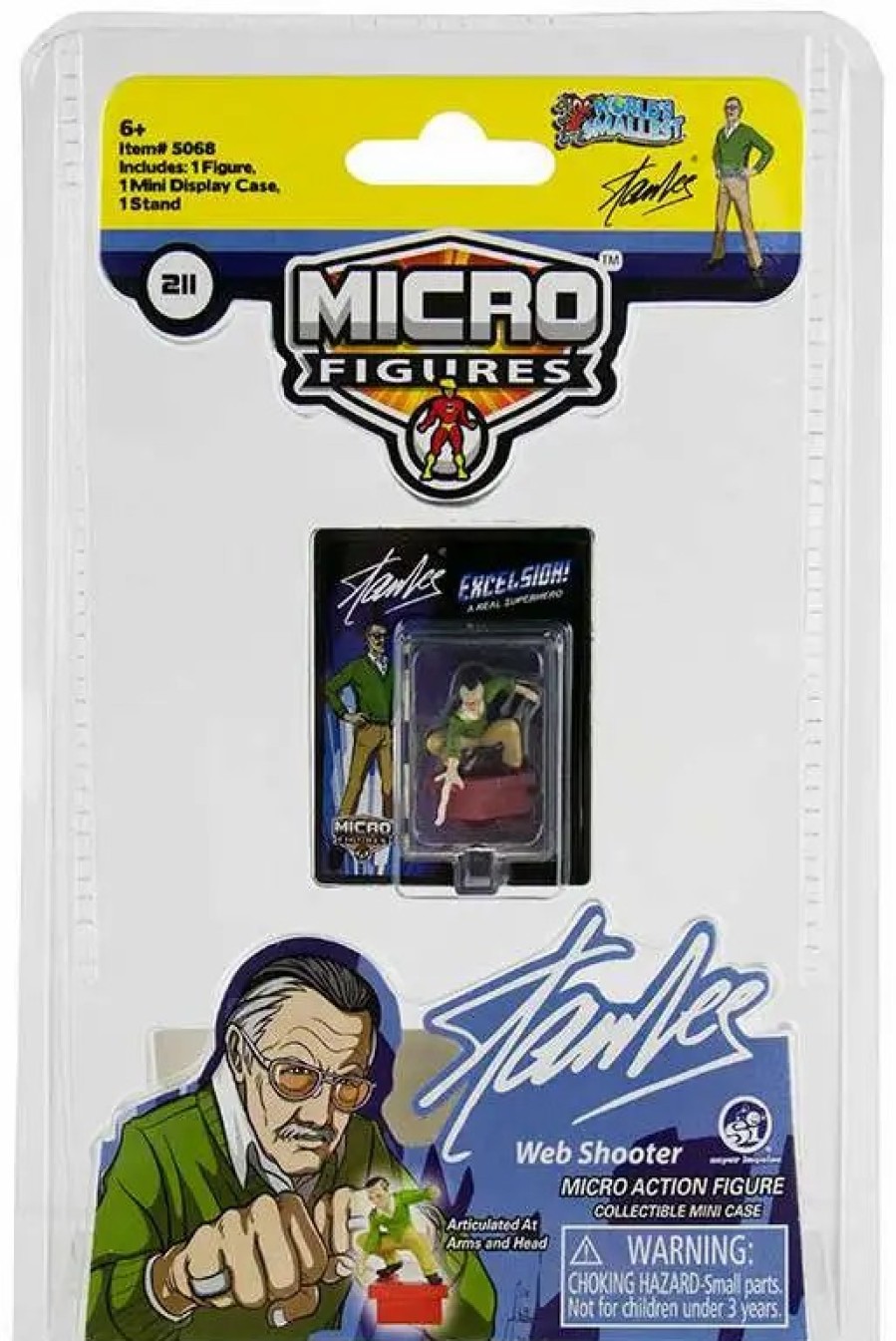 All Brands Super Impulse | World'S Smallest Stan Lee Web Shooter Micro Figure