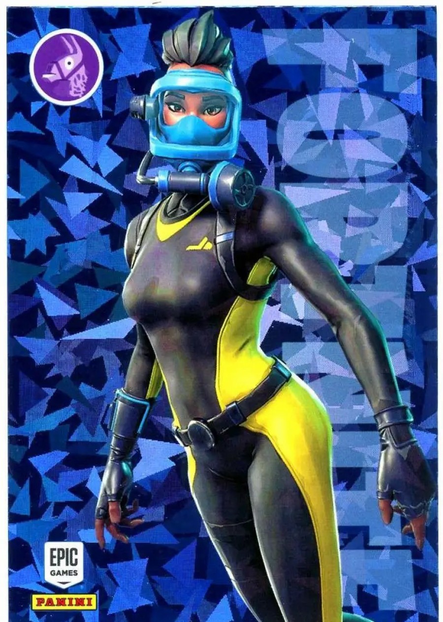 All Brands Panini | Fortnite 2021 Series 3 Cracked Ice Reef Ranger #165 [Epic Outfit]