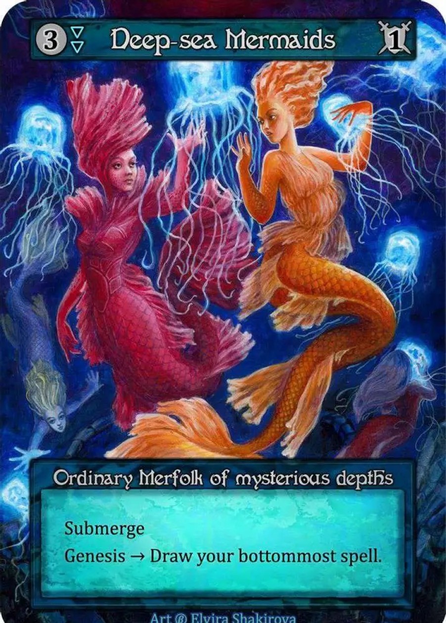 All Brands Erik's Curiosa Ltd | Trading Card Game Sorcery: Contested Realm Beta Ordinary Deep-Sea Mermaids