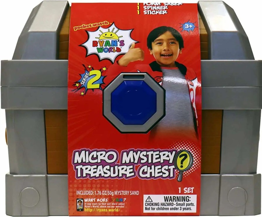 All Brands Pocket Watch | Ryan'S World Series 2 Micro Mystery Treasure Chest Mega Mystery Box