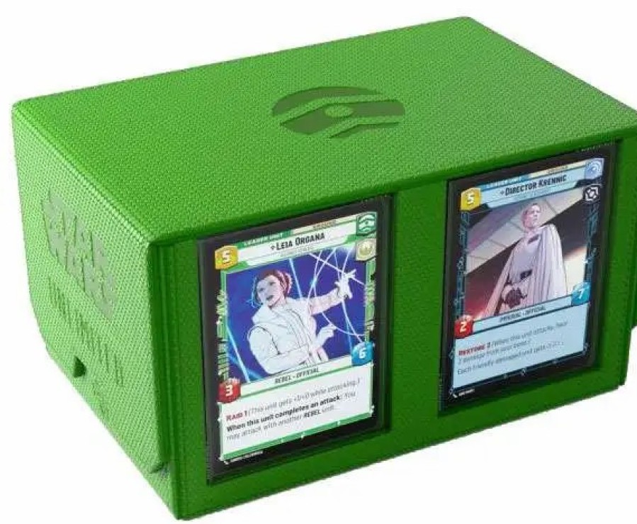 All Brands Gamegenic | Trading Card Game Star Wars: Unlimited Green Double Deck Pod (Pre-Order Ships March)