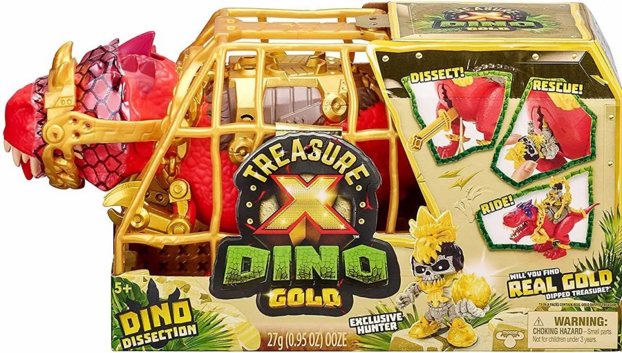 All Brands Moose Toys | Treasure X Dino Gold Dino Dissection Ultimate Giant T-Rex Set