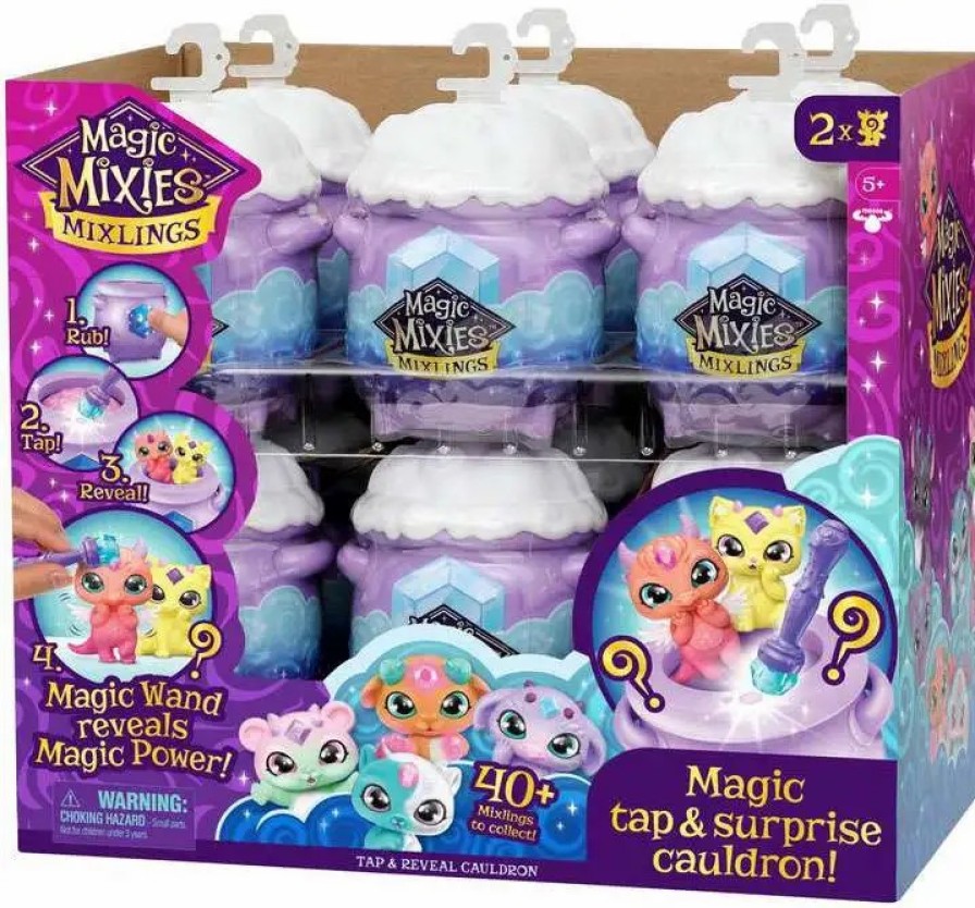 All Brands Moose Toys | Magic Mixies Mixlings Series 2 Tap & Reveal Cauldron Mystery Box [12 Packs]