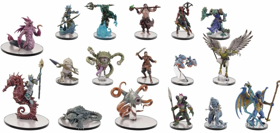 All Brands Wizkids | Dungeons & Dragons Icons Of The Realms Seas & Shores Booster Brick [8 Booster Packs] (Pre-Order Ships February)