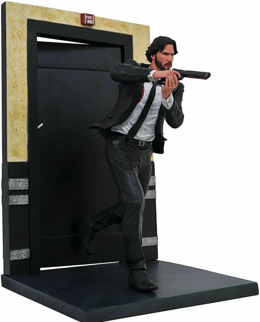 All Brands Diamond Select Toys | Movie Gallery John Wick 9-Inch Pvc Figure Statue [Running]