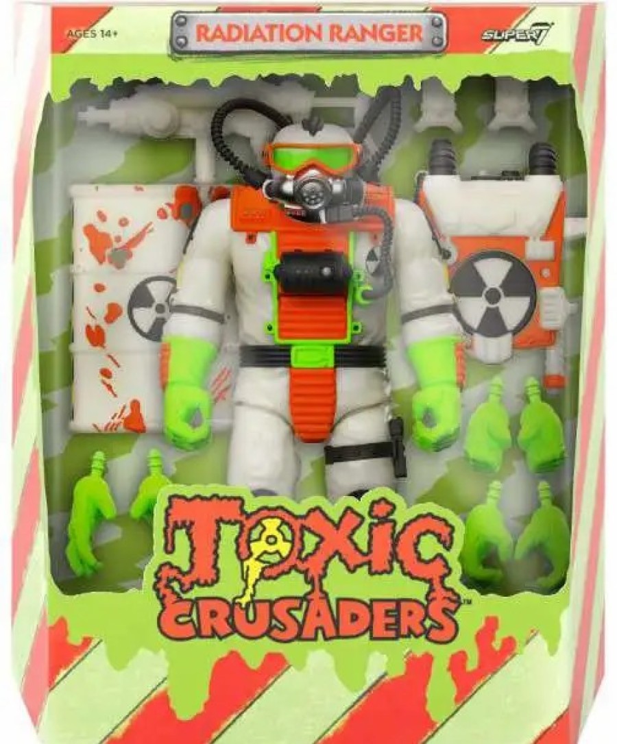 All Brands Super7 | Toxic Crusaders Ultimates Radiation Ranger Exclusive Action Figure [Glow] (Pre-Order Ships April)