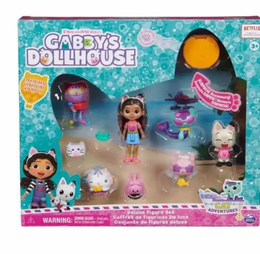 All Brands Spin Master | Gabby'S Dollhouse Travel Themed Figure Set