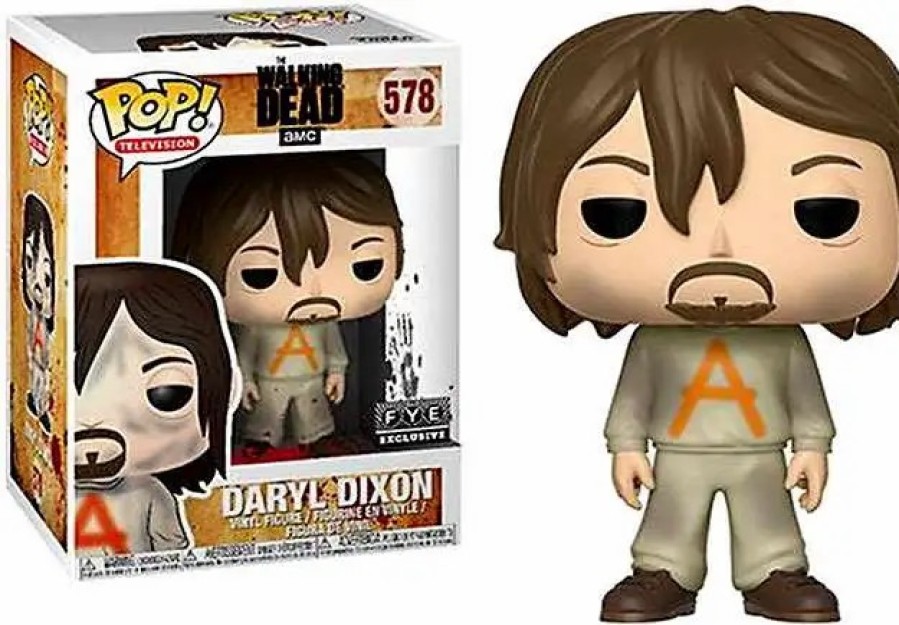 All Brands Funko | Funko The Walking Dead Pop! Television Daryl Dixon Exclusive Vinyl Figure #578 [Prison Suit]