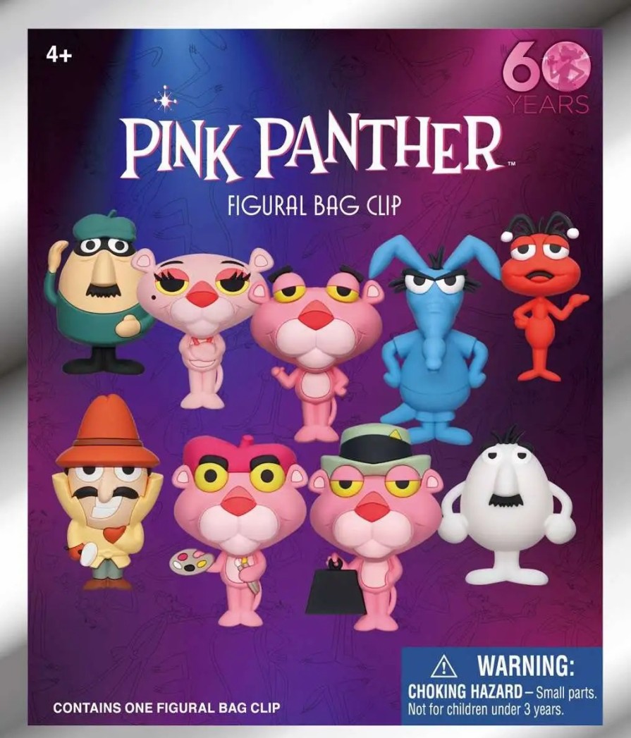 All Brands Monogram | 3D Figural Keyring Pink Panther Mystery Pack [1 Random Figure]