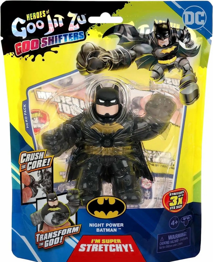 All Brands Moose Toys | Heroes Of Goo Jit Zu Dc Goo Shifters Night Power Batman Action Figure