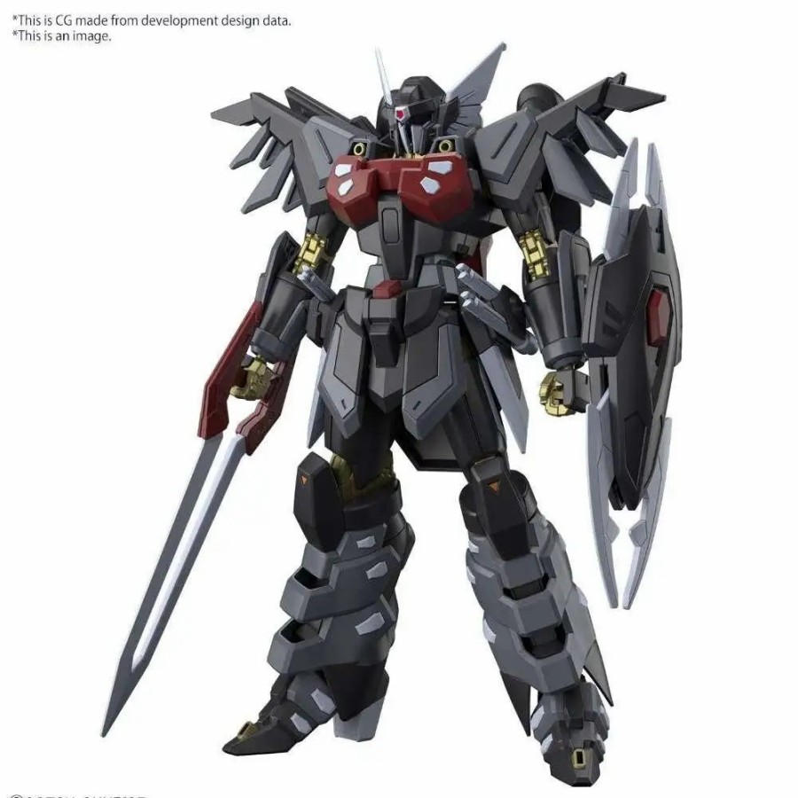 All Brands Bandai Hobby | Gundam Seed Freedom High Grade Universal Century Black Knight Squad Shi-Ve.A 1/144 Model Kit #245 (Pre-Order Ships January)