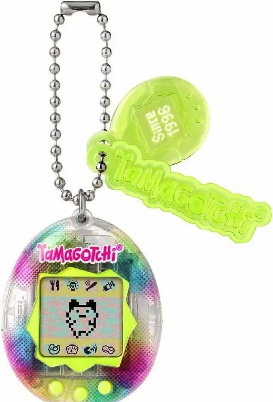 All Brands Bandai America | Tamagotchi The Original Neon & Pop Exclusive 1.5-Inch Virtual Pet Toy