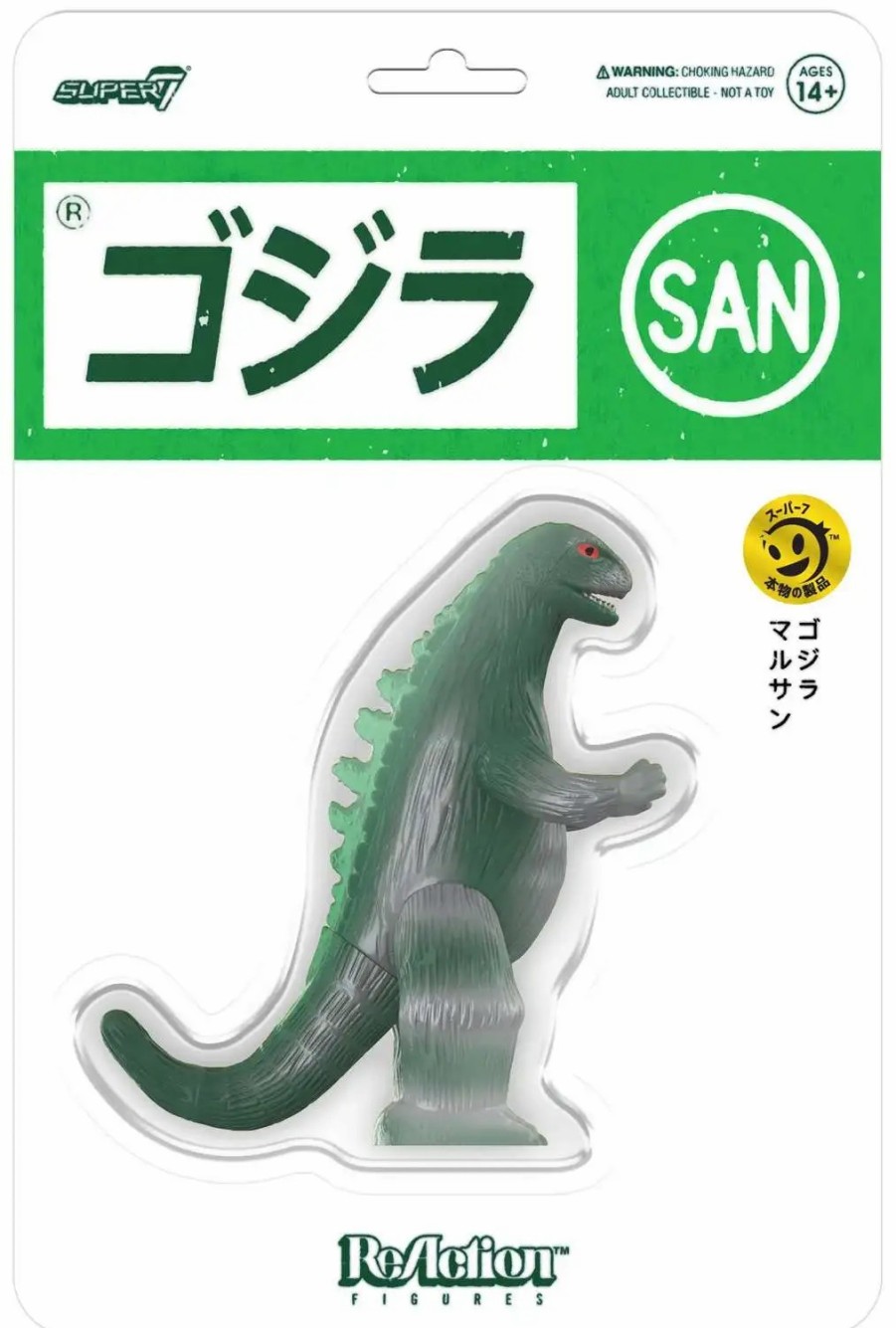 All Brands Super7 | Reaction Marusan Godzilla Action Figure [Green & Silver, L-Tail]