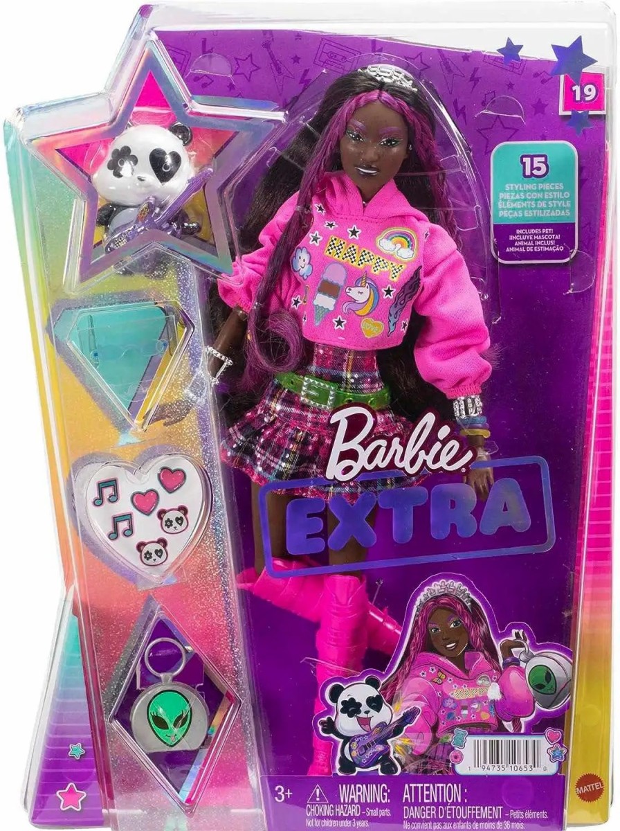 All Brands Mattel | Barbie Extra Graphic Hoodie 13.25-Inch Doll #19