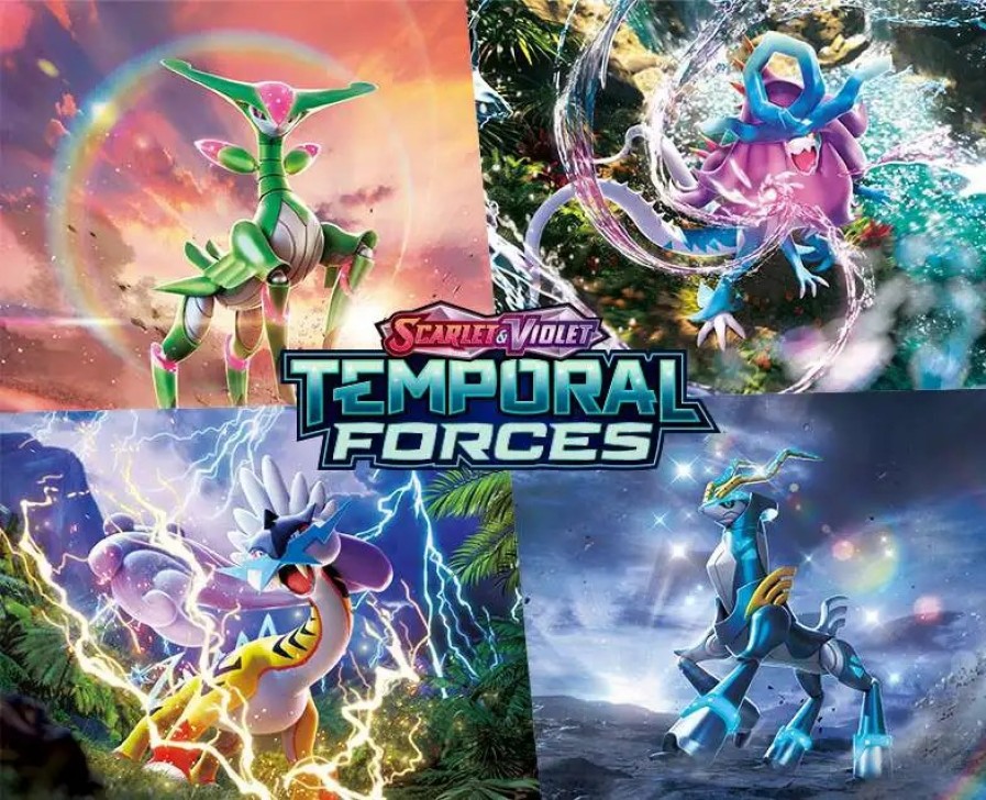 All Brands Pokemon USA | Pokemon Trading Card Game Scarlet & Violet Temporal Forces Sleeved Booster Pack [10 Cards] (Pre-Order Ships March)