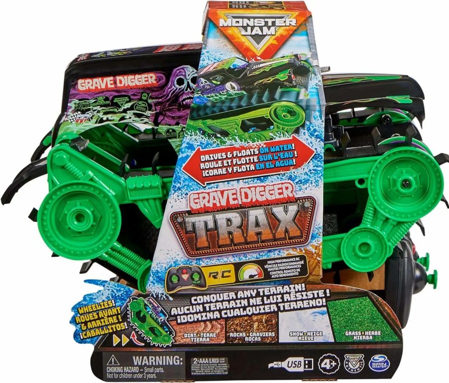 All Brands Spin Master | Monster Jam Trax Grave Digger R/C Vehicle