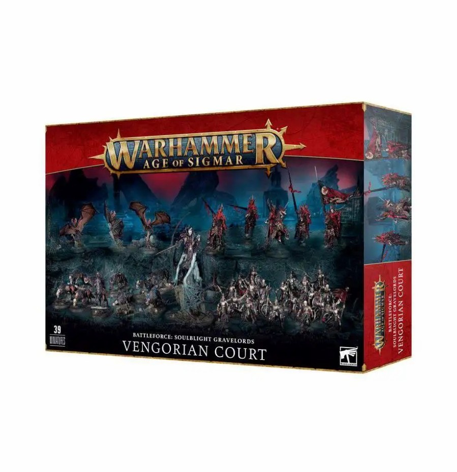 All Brands Games Workshop | Age Of Sigmar Soulblight Gravelords Vengorian Court Miniatures