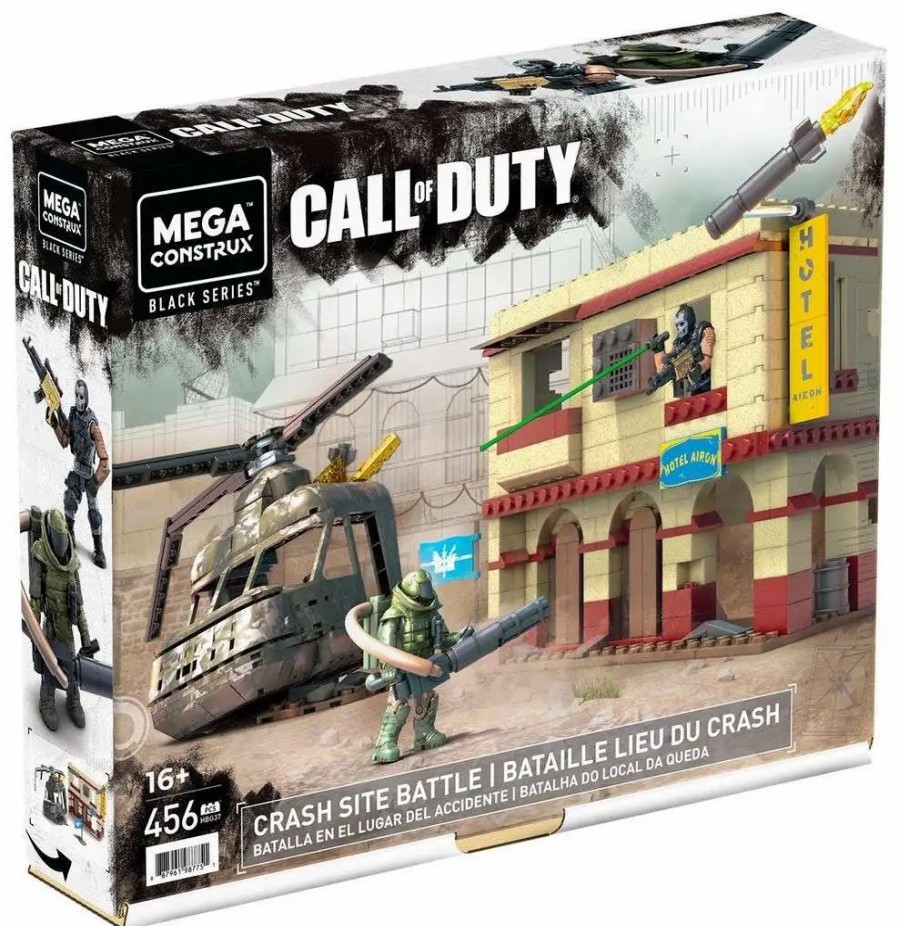 All Brands Mega Construx | Call Of Duty Crash Site Battle Set [Includes Juggernaut & Mace]