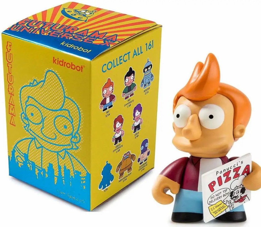 All Brands Kidrobot (NECA) | Futurama Vinyl Mini Figure Series 2 Universe X 3-Inch Mystery Pack [1 Random Figure]