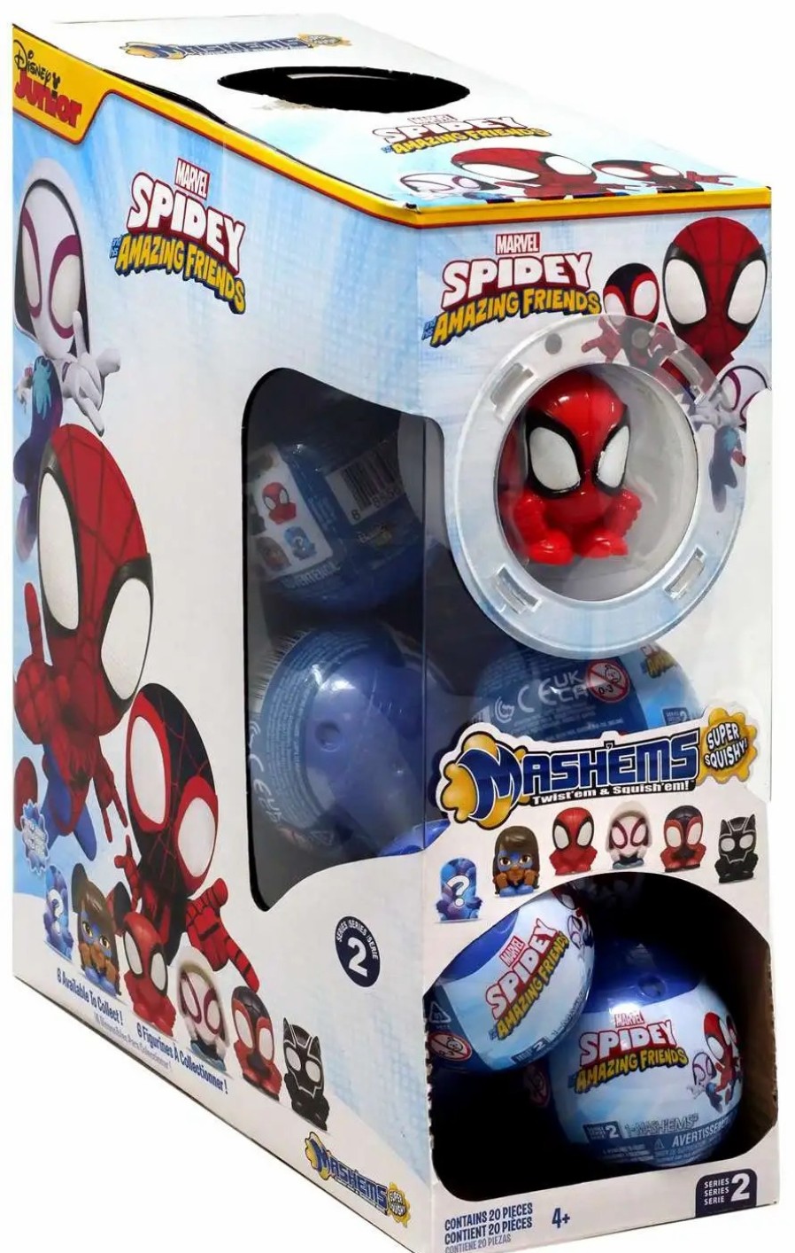 All Brands Basic Fun | Marvel Mashems Series 2 Spidey & His Amazing Friends Mystery Box [20 Packs]