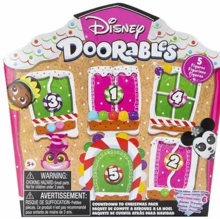 All Brands Moose Toys | Disney Doorables Series 6 Countdown To Christmas Mystery Figure 5-Pack