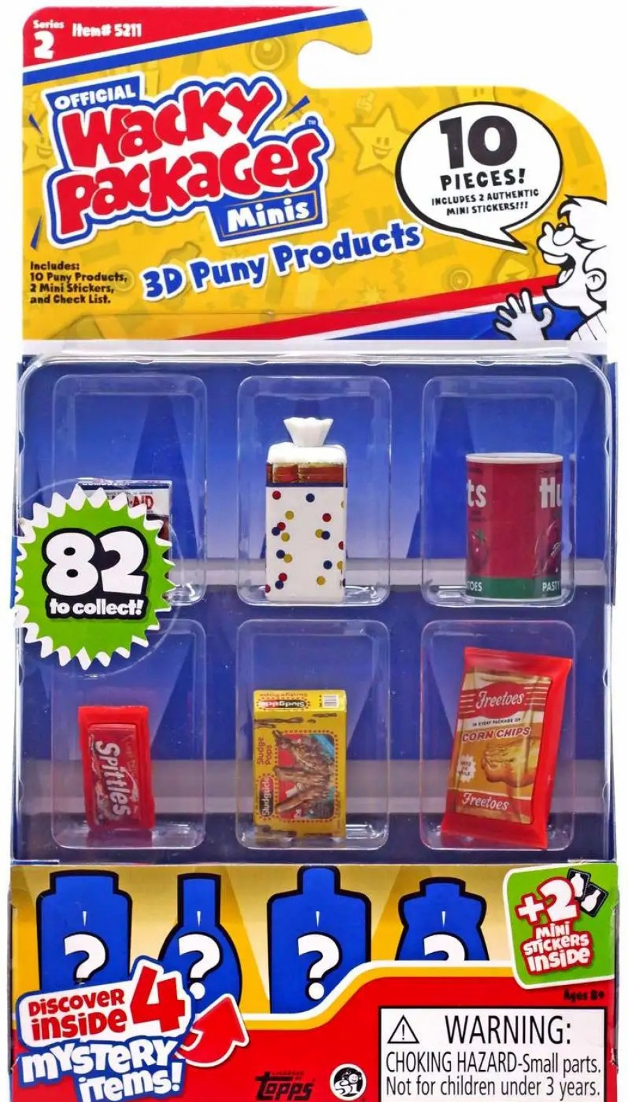 All Brands Super Impulse | World'S Smallest Wacky Packages Minis Series 2 Figure 10-Pack